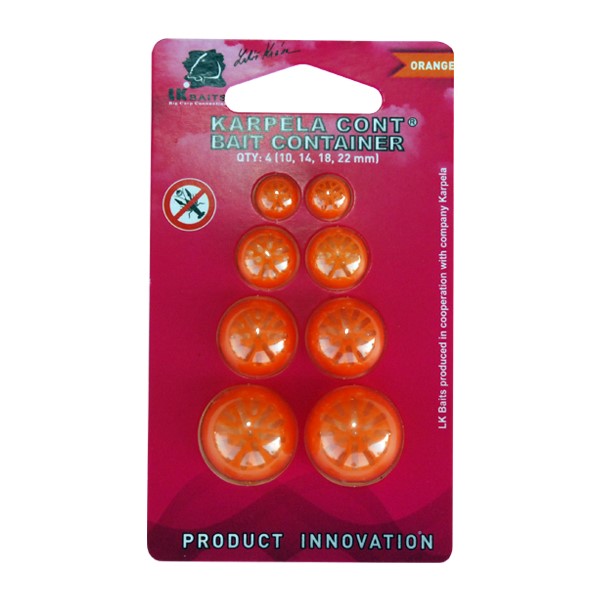 LK Baits Karpela Cont se zářezy ORANGE LK Baits Karpela Cont se zářezy ORANGE