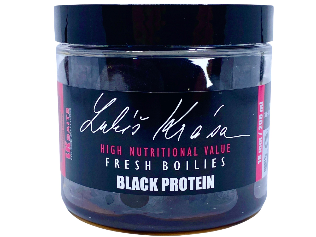 LK Baits Fresh Boilies Lukas Krasa Black Protein 18mm 200ml LK Baits Fresh Boilies Lukas Krasa Black Protein 18mm 200ml
