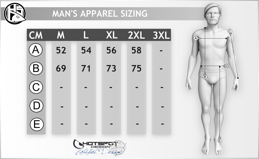 Size chart Collection Vintage t-shirts