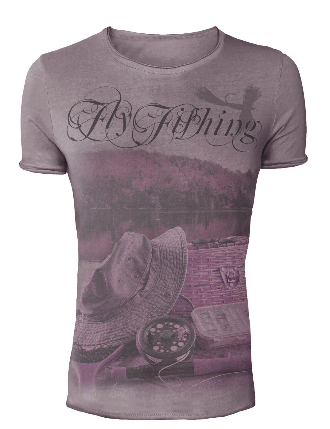 TS-TF01003 Vintage t-shirt FLY FISHING