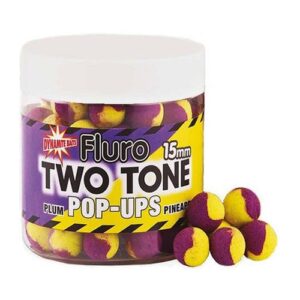 Dynamite Fluro Two Tone Pop-Ups 15mm  Plum and Pineapple