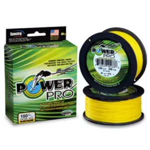 Shimano PowerPro Trecciato Lenze 275m 0.43mm 48kg Hi-Vis Yellow
