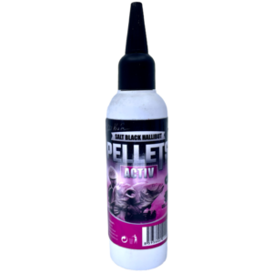 LK Baits Pellets Activ 100 ml Salt Black Hallibut