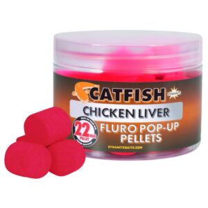 Dynamite Chicken Liver Fluro Pop-Up Pellets 22mm