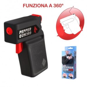 Spray Antiaggressione Pepper Gun 360