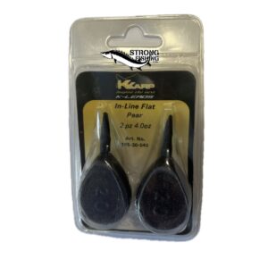 KKARP LEADS IN-LINE FLAT PEAR 4.0oz 120gr