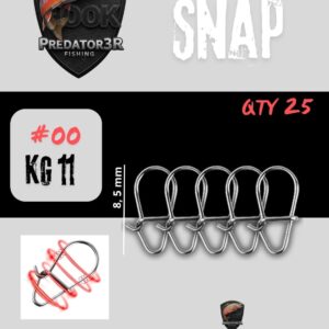 PREDATOR 3R FISHING Lock Snap