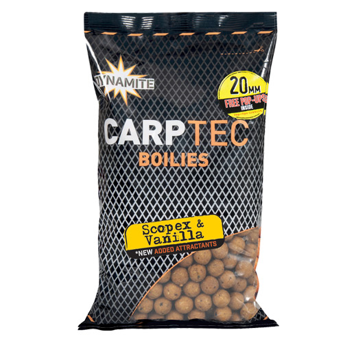 Dynamite Carptec Boiles Scopex & Vanilla 1.8kg 20mm