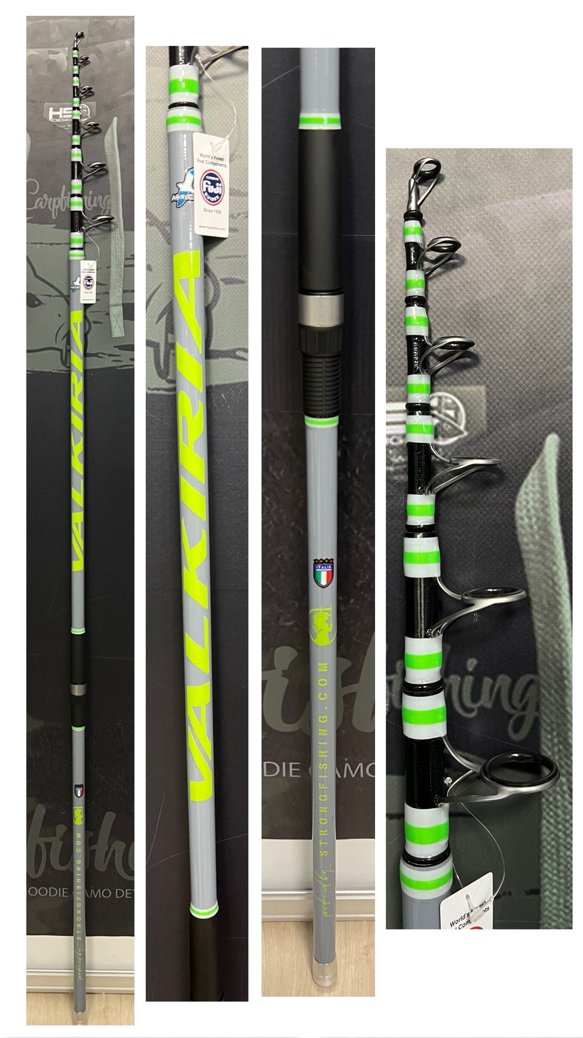 Artico VALKIRIA Grey and Green Custom Fuji