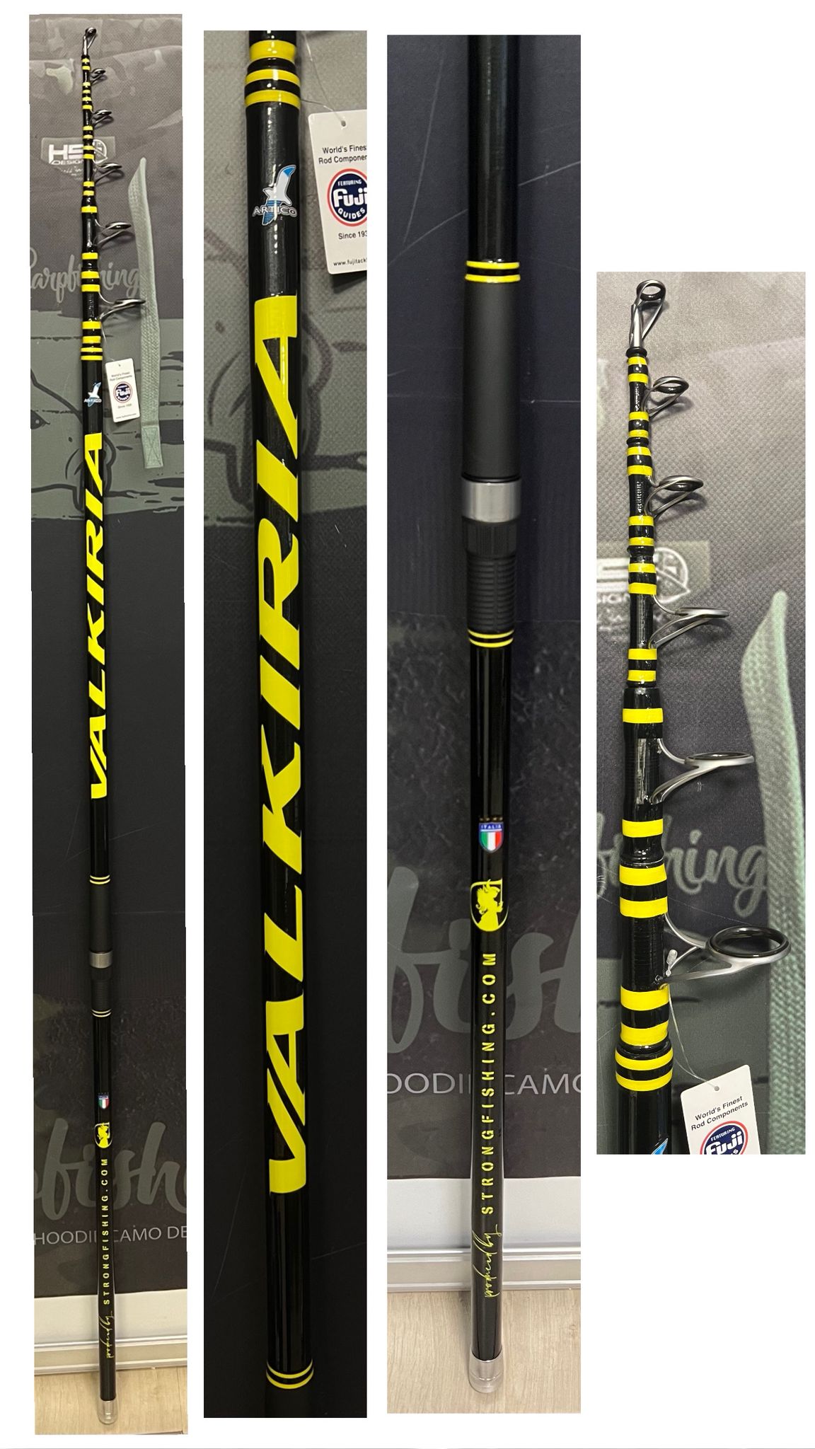 Artico VALKIRIA Black and Yellow Custom Fuji