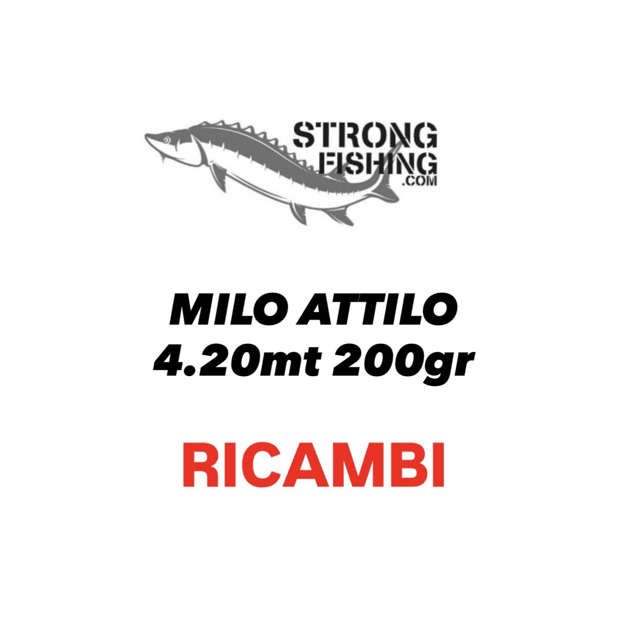 Milo Attilo 4.20mt 200gr - RICAMBI