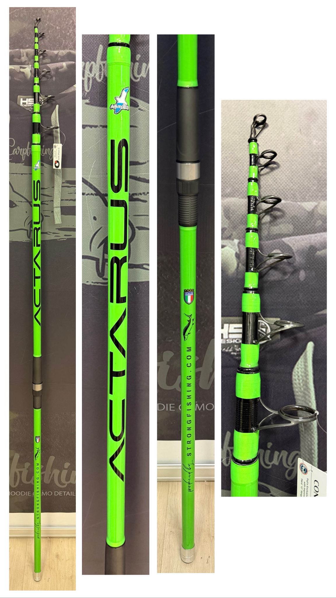 Artico ACTARUS Green and Black custom FUJI