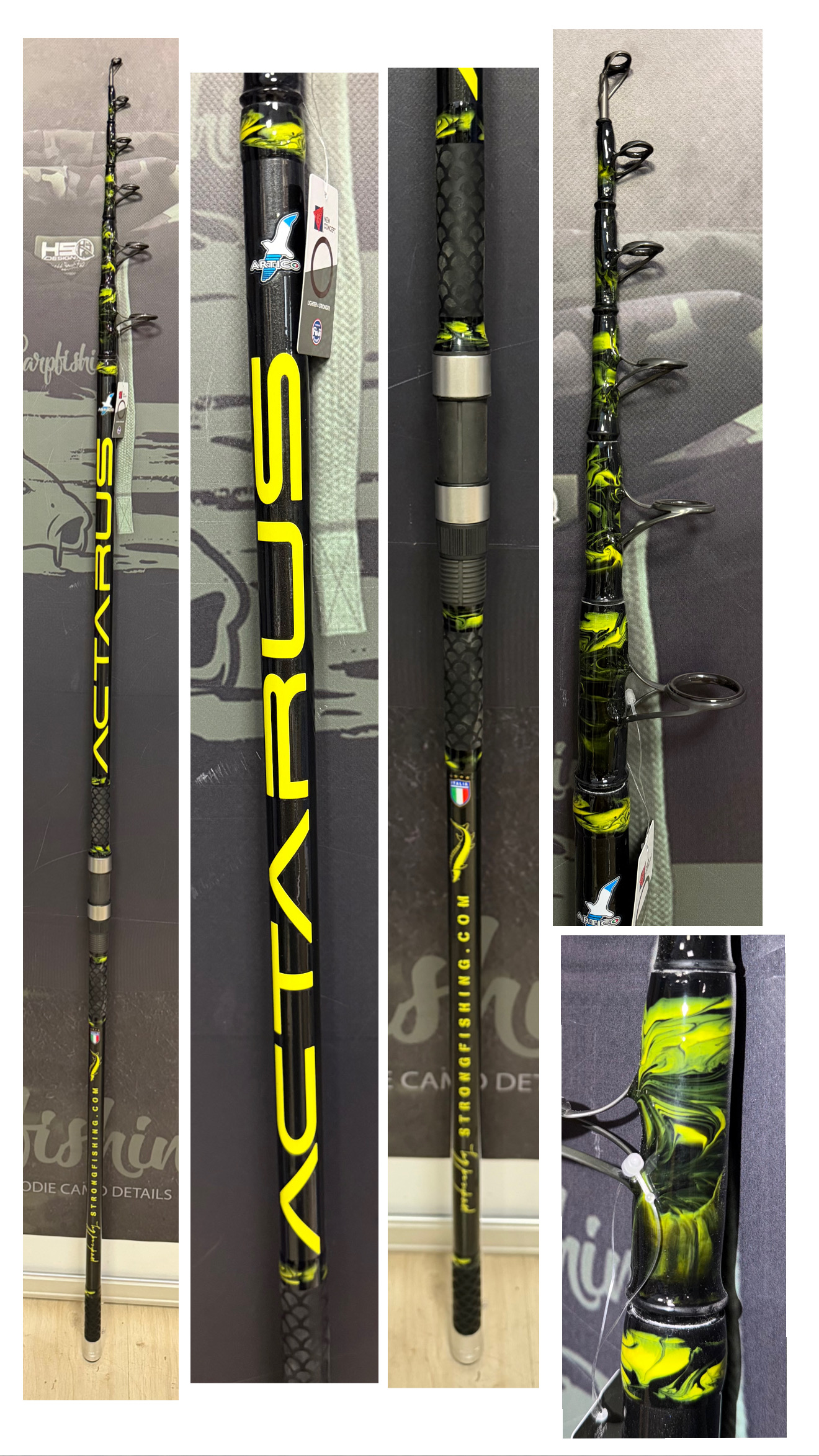 Artico ACTARUS Black and Yellow custom FUJI