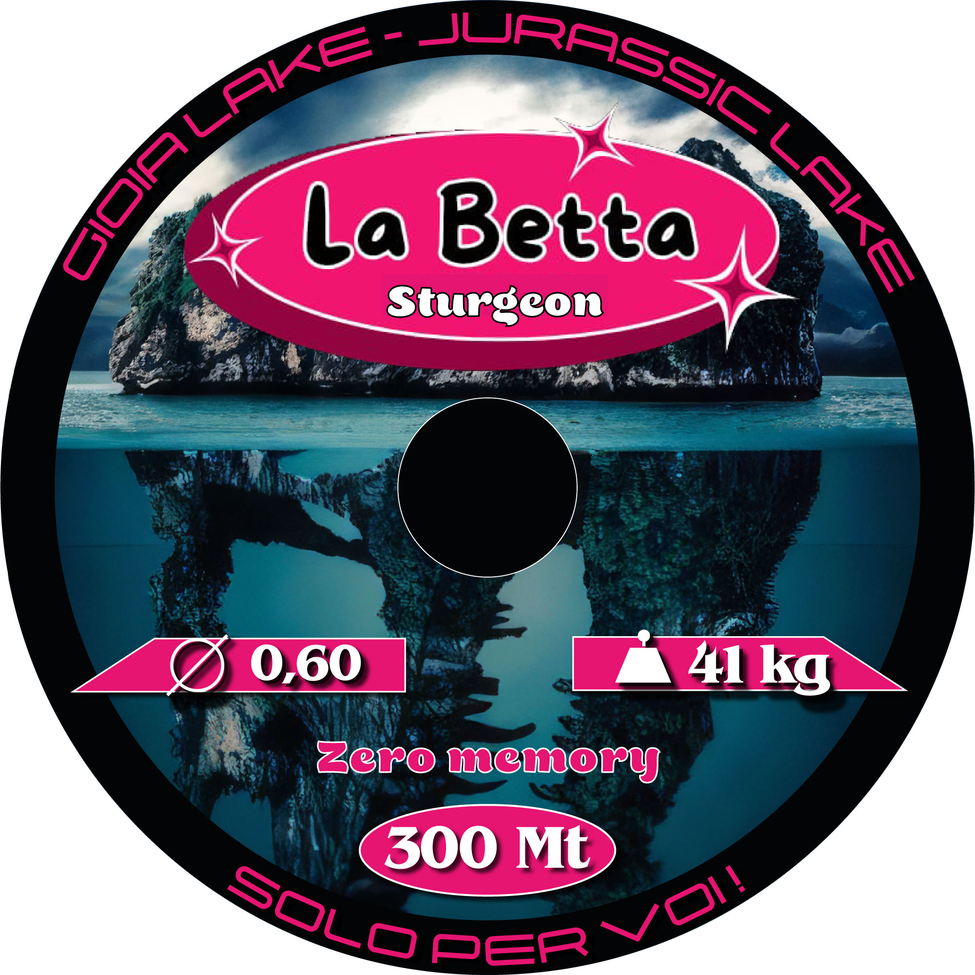 Gioia Lake - Jurassik Lake Nylon LA BETTA 0.60mm 300mt