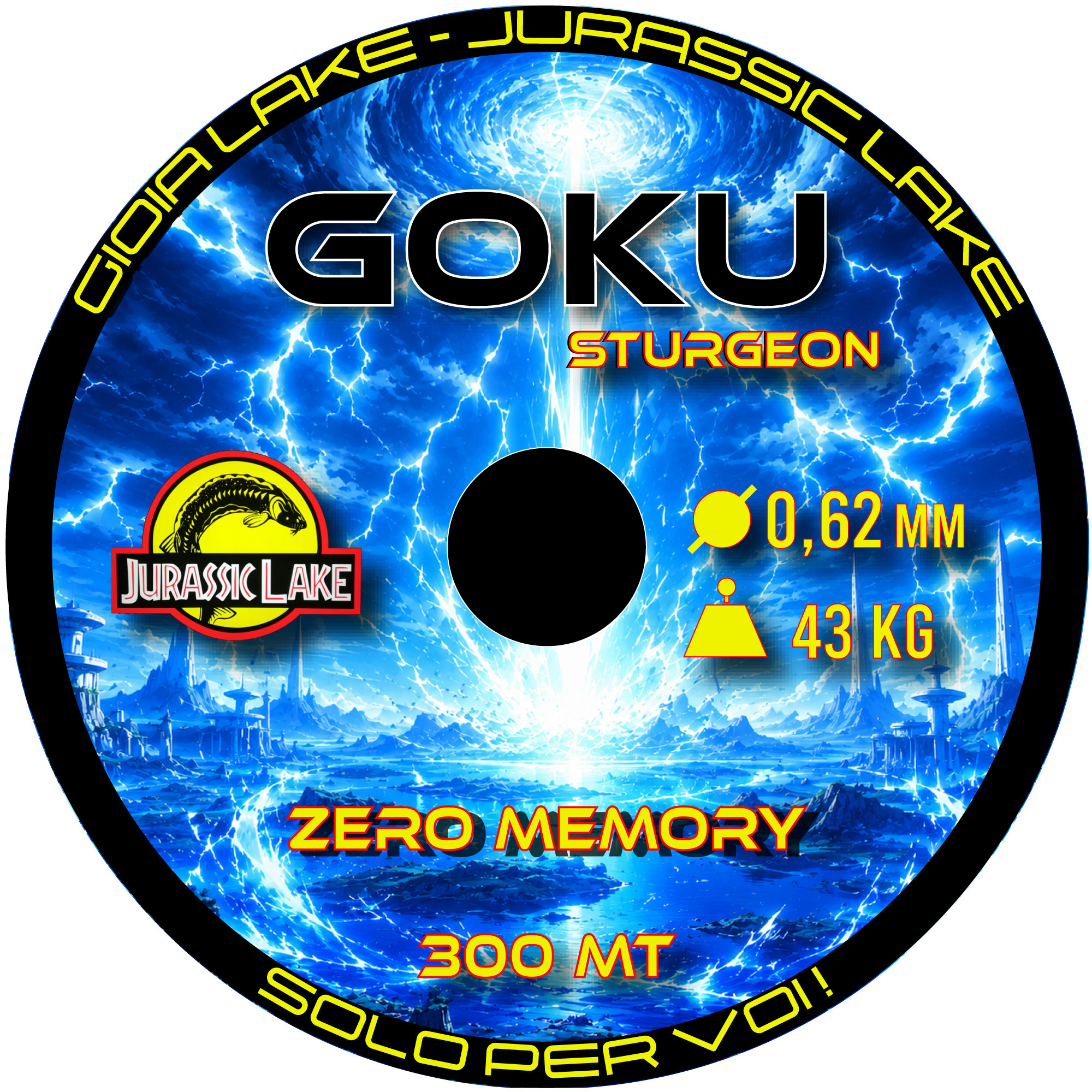Gioia Lake - Jurassik Lake Nylon GOKU 0.62mm 300mt
