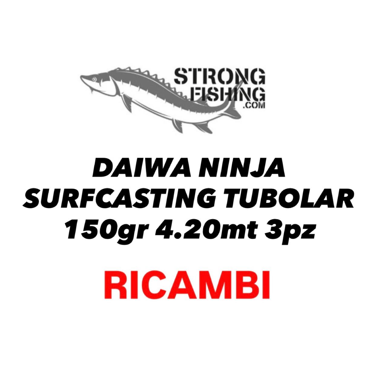 Daiwa Ninja Surfcasting Tubolar 150gr 4.20mt 3 pezzi - RICAMBI