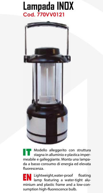 Milo Lampada Inox