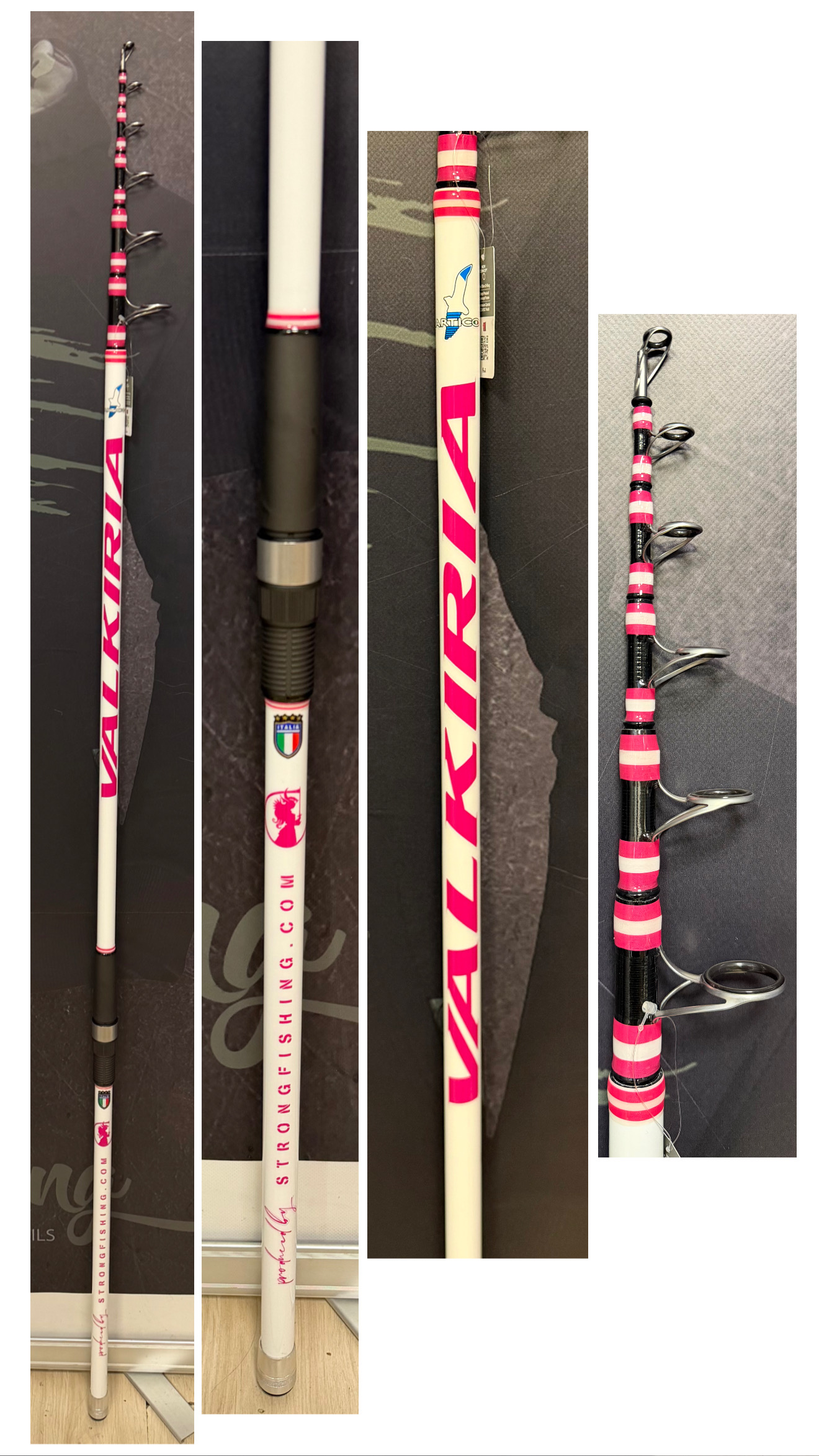 Artico VALKIRIA White and Pink Custom Fuji