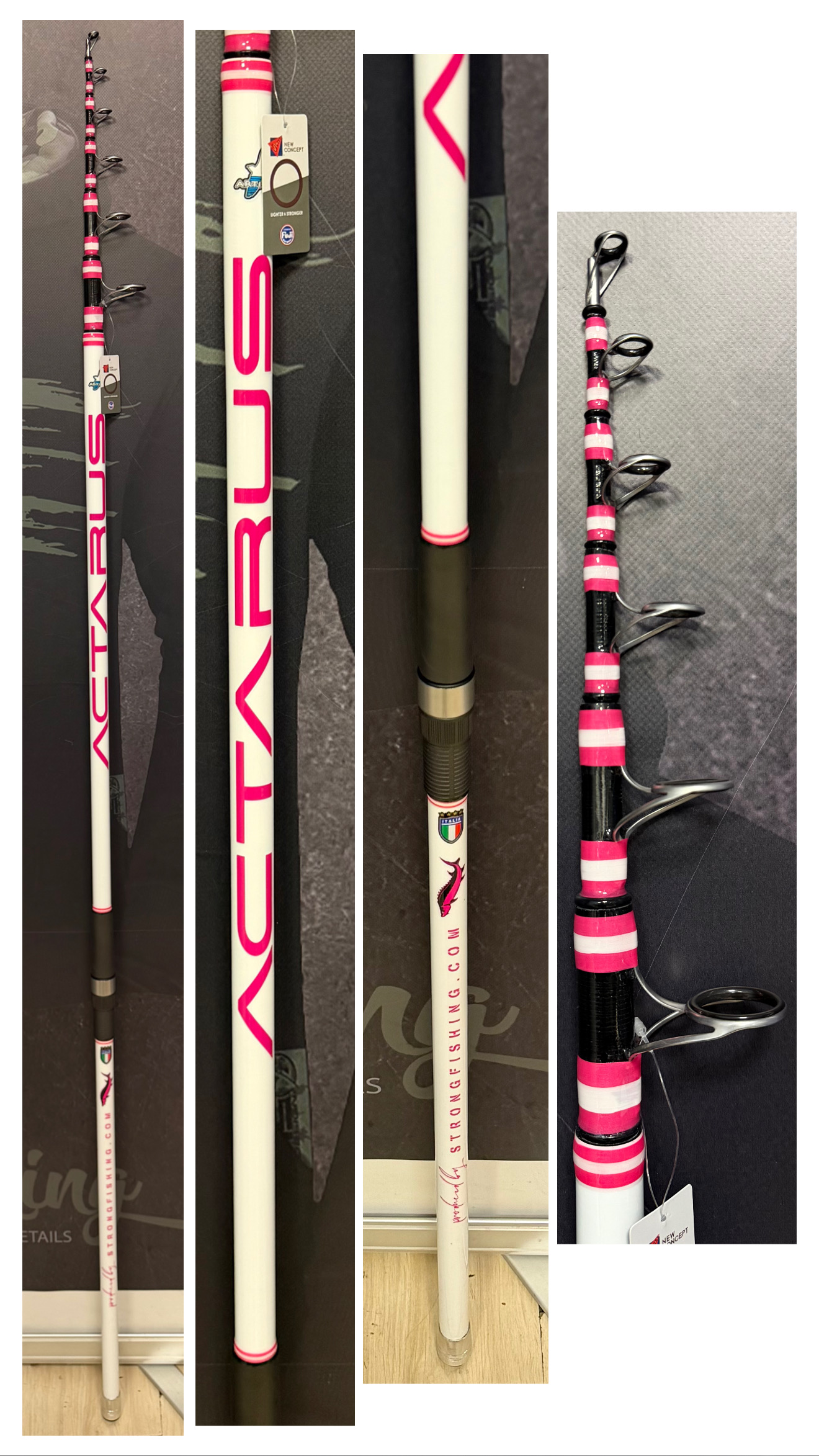 Artico ACTARUS White and Pink custom FUJI