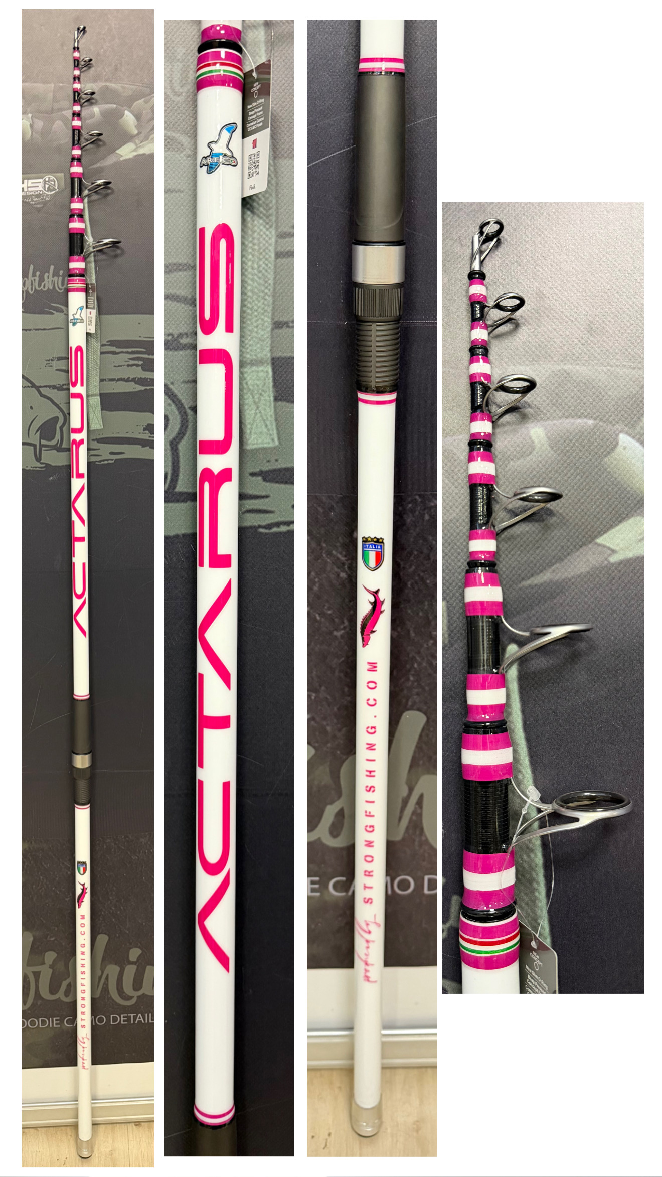 Artico ACTARUS White and Pink custom FUJI
