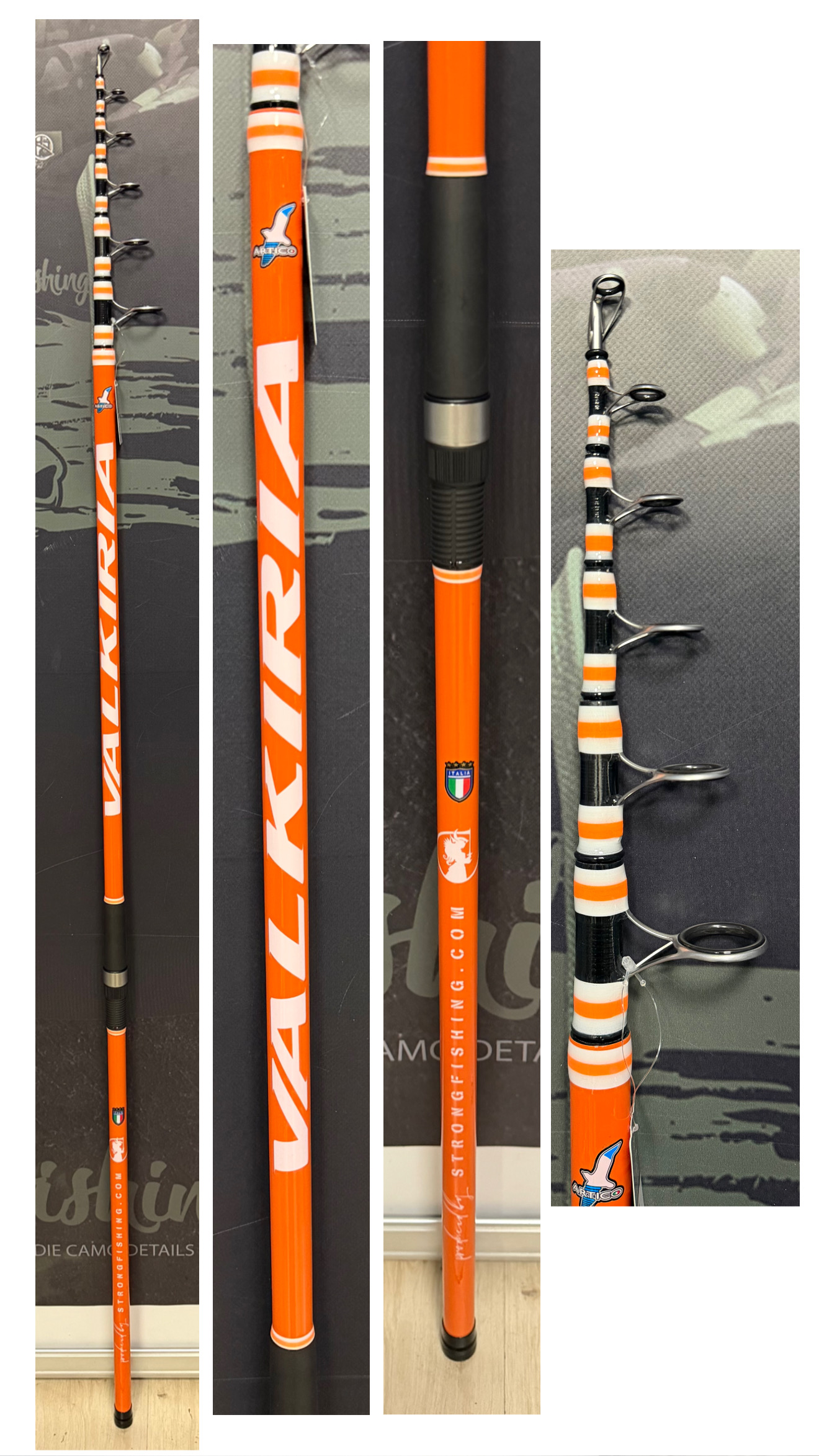 Artico VALKIRIA Orange and White Custom Fuji