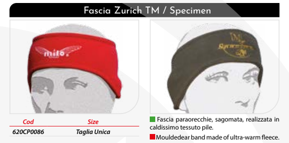Milo Fascia Zurich TM/Specimen