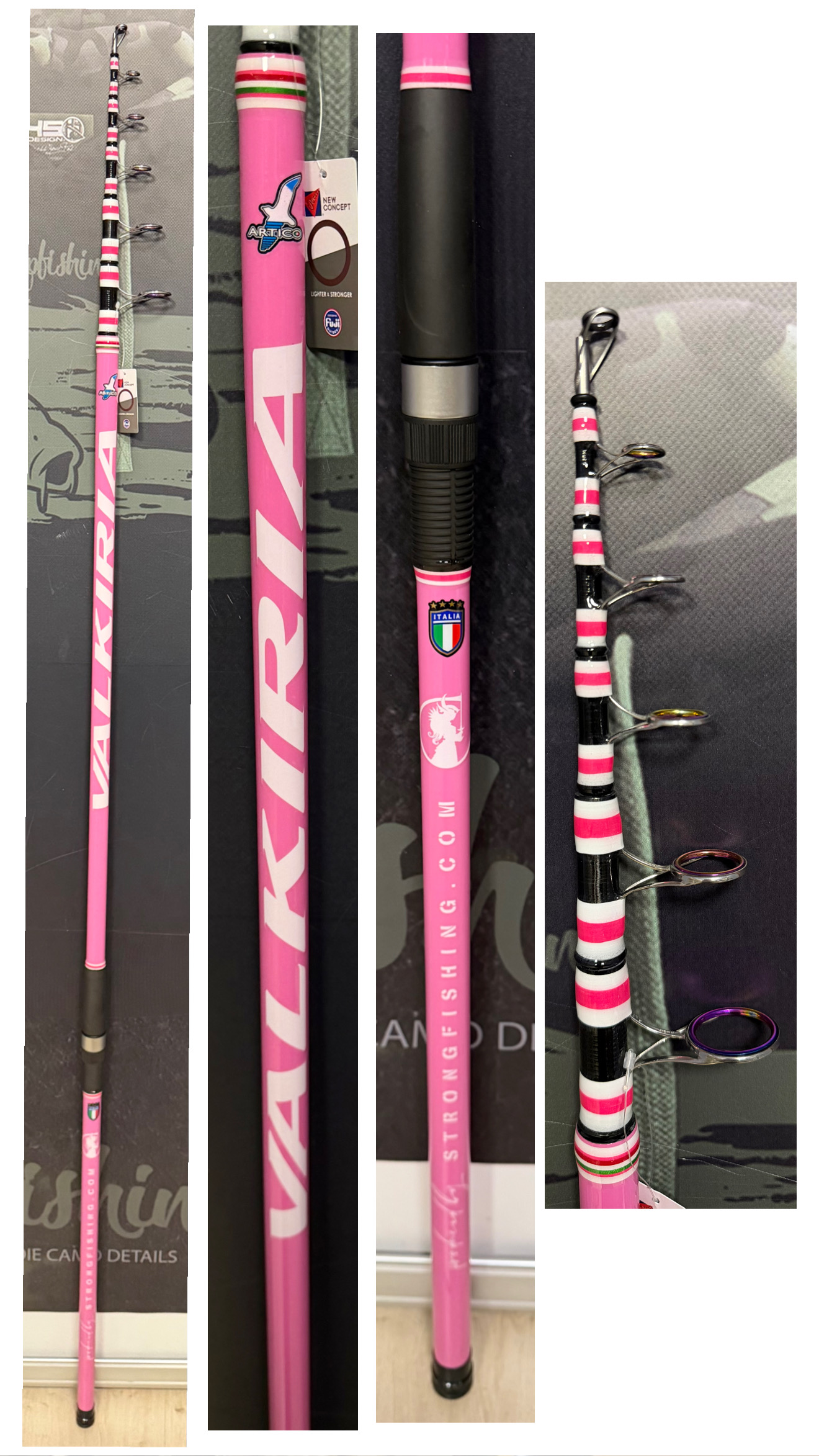 Artico VALKIRIA Pink And White Custom Alps
