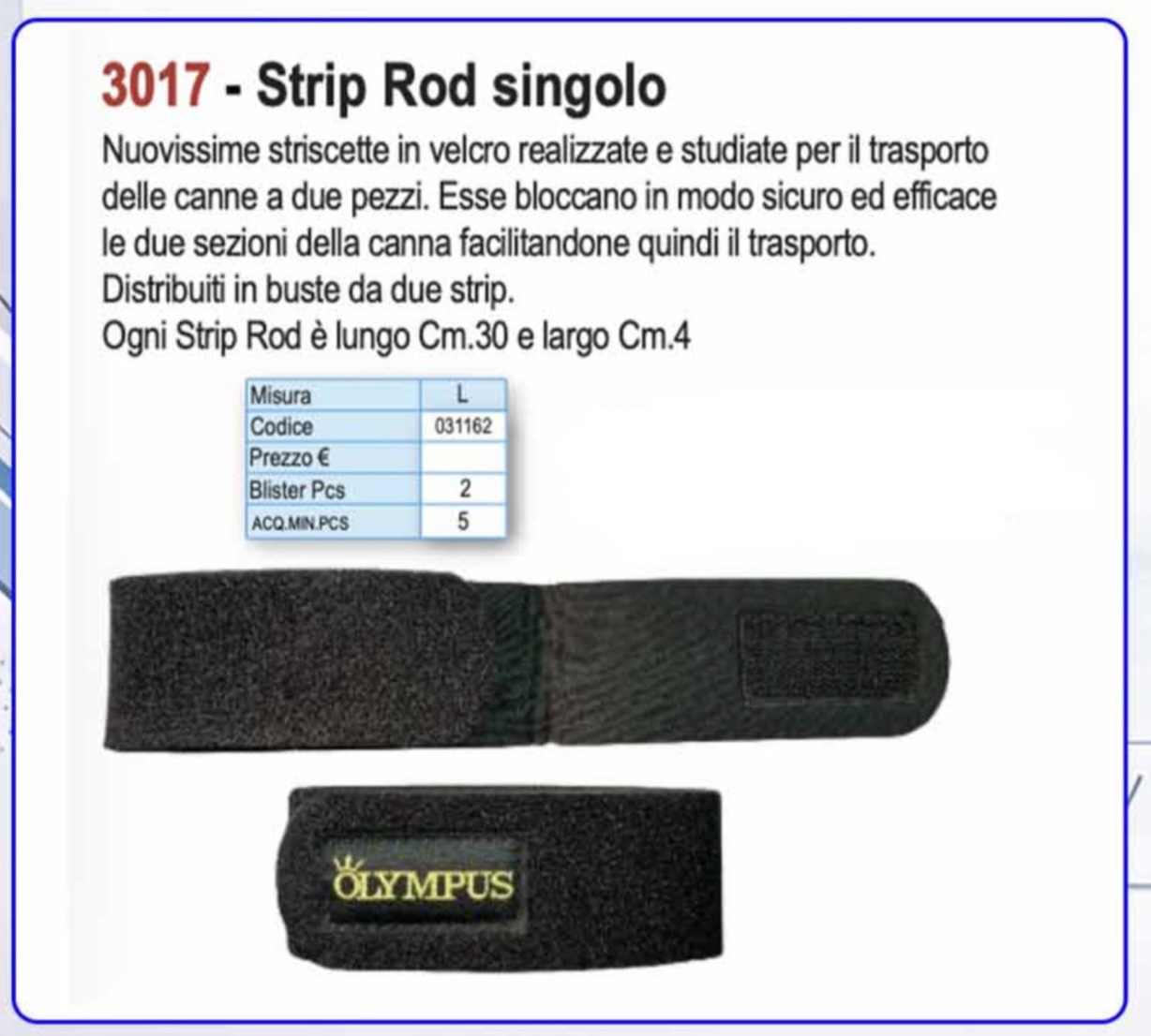 Olympus Black Rod Band Set