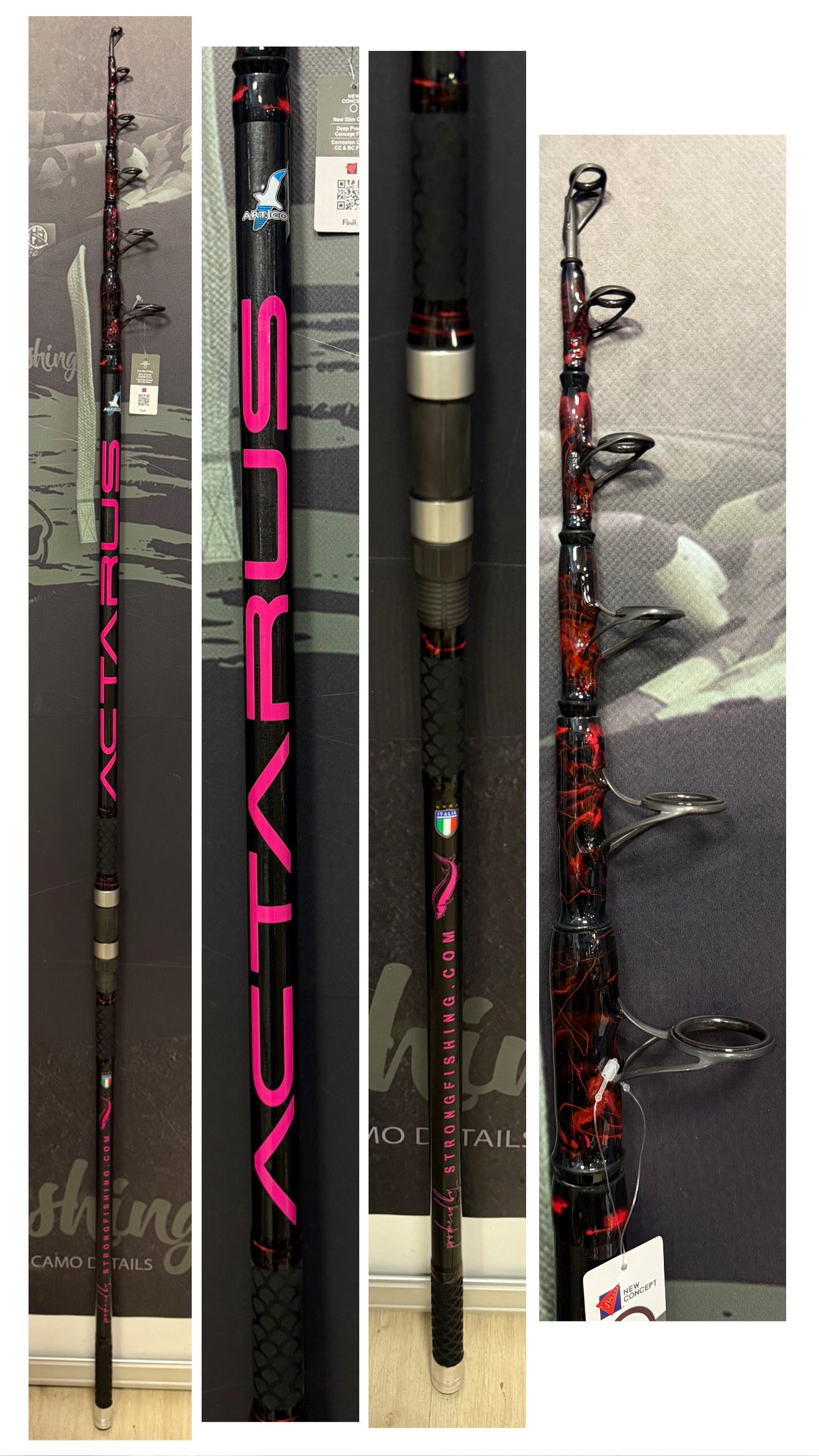Artico ACTARUS Black and Pink custom FUJI