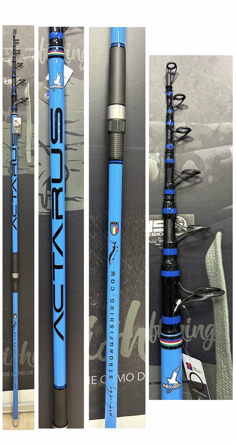 Artico ACTARUS Light Blue and Black custom FUJI