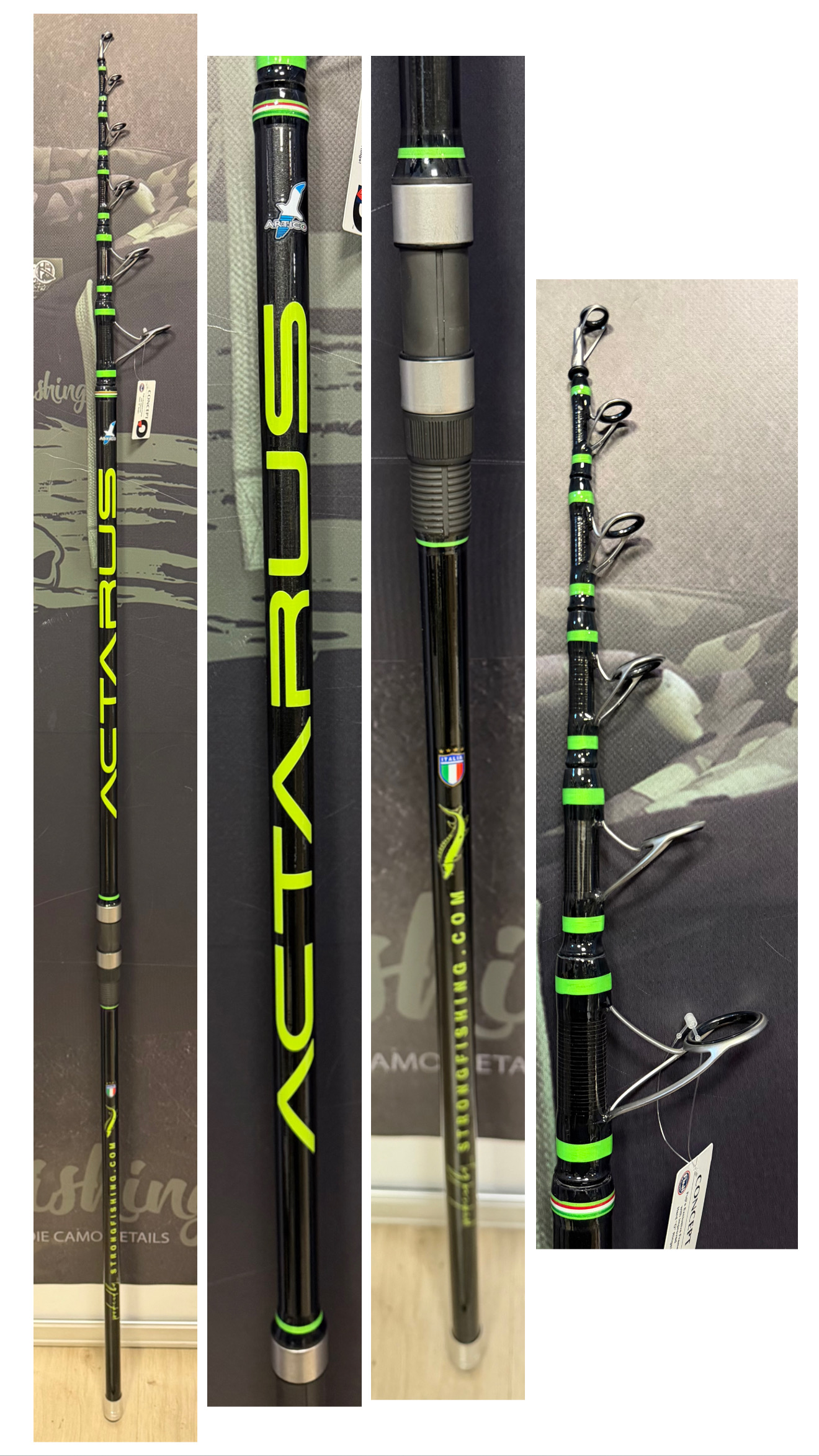 Artico ACTARUS Black and Green Custom FUJI